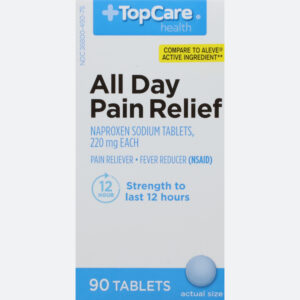TopCare Health 220 mg All Day Pain Relief 90 Tablets