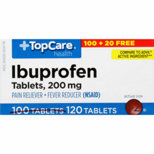 TopCare Health 200 mg Ibuprofen 120 Tablets