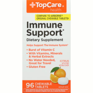 TopCare Health Citrus Immune Support 96 Chewable Tablets