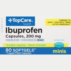 TopCare Health 200 mg Ibuprofen 80 Minis Softgels