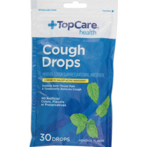 TopCare Health Menthol Flavor Cough Drops 30 Drops