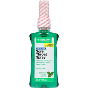 TopCare Health Sugar Free Menthol Flavor Sore Throat Spray 6 fl oz