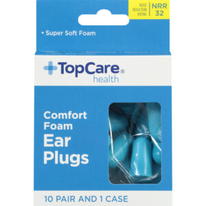 TopCare Health NRR 32 Comfort Foam Ear Plugs 1 ea