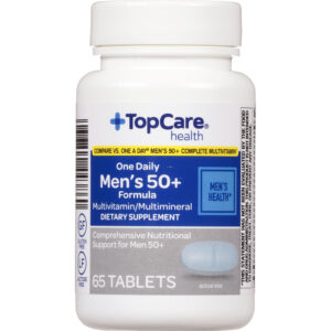 TopCare Health One Daily Men's 50+ Formula Multivitamin/Multimineral 65 Tablets