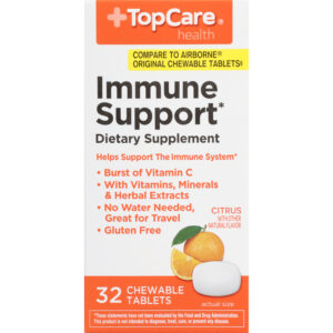 TopCare Health Citrus Immune Support 32 Chewable Tablets