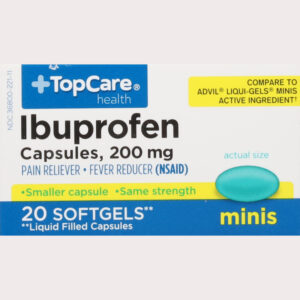 TopCare Health Minis 200 mg Ibuprofen 20 Softgels