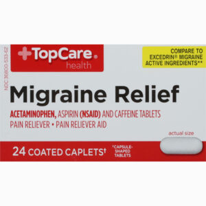 TopCare Health Migraine Relief 24 Coated Caplets