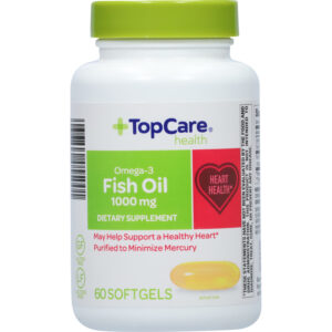 TopCare Health 1000 mg Omega-3 Fish Oil 60 Softgels