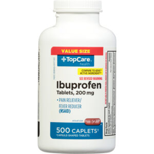 TopCare Health 200 mg Ibuprofen Value Size 500 Caplets