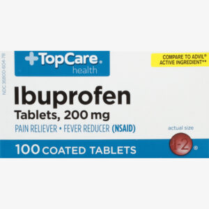 TopCare Health 200 mg Ibuprofen 100 Coated Tablets