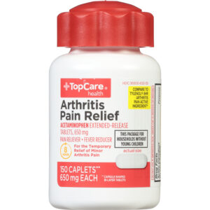 TopCare Health 650 mg Arthritis Pain Relief 150 Caplets