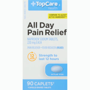 TopCare Health 220 mg All Day Pain Relief 90 Caplets