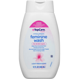TopCare Health Hypoallergenic Light Fresh Scent Feminine Wash 12 fl oz