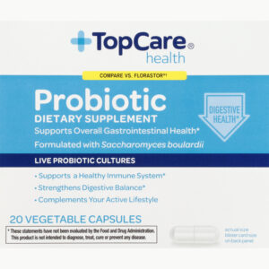 TopCare Health Probiotic 20 30 Vegetable Capsules