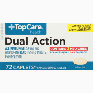 TopCare Health Dual Action 72 Caplets