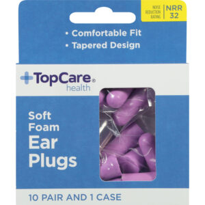 TopCare Health NRR 32 Soft Foam Ear Plugs 1 ea