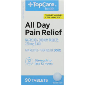 TopCare Health 220 mg All Day Pain Relief 90 Tablets