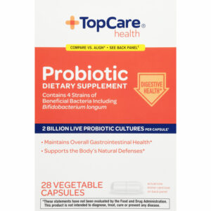 TopCare Health Probiotic 28 Vegetable Capsules
