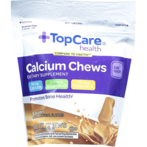 TopCare Health Caramel Calcium Chews 60 Soft Chews