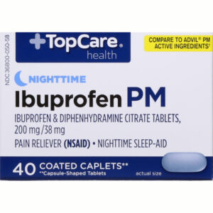 TopCare Health Nighttime Ibuprofen PM 40 Coated Caplets