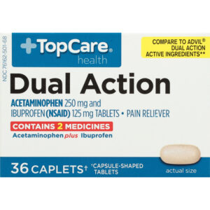 TopCare Health Dual Action 36 Caplets