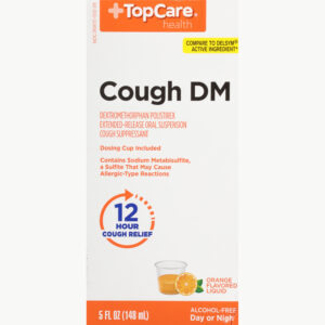 TopCare Health Liquid Orange Flavored Cough DM 5 fl oz