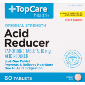 TopCare Health 10 mg Original Strength Acid Reducer 60 Tablets
