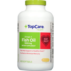 TopCare Health 1000 mg Omega-3 Fish Oil 400 Softgels