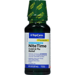 TopCare Health Multi-Symptom Relief NiteTime Original Flavor Cold & Flu Relief 8 fl oz