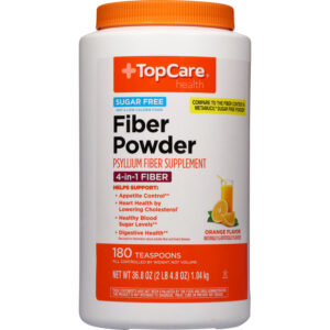 TopCare Health Sugar Free 4-in-1 Orange Flavor Fiber Powder 36.8 oz