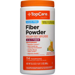 TopCare Health Sugar Free Orange Flavor Fiber Powder 23.3 oz