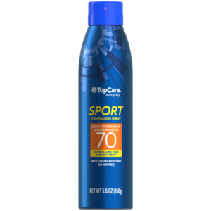 TopCare Everyday Broad Spectrum SPF 70 Continuous Spray Sport Sunscreen 5.5 oz