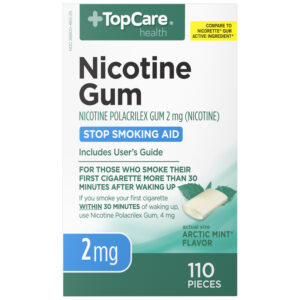 TopCare Health 2 mg Arctic Mint Flavor Nicotine Gum 110 ea