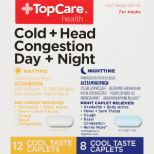 TopCare Health Day + Night Cold + Head Congestion 20 Caplets