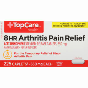 TopCare Health 650 mg 8 HR Arthritis Pain Relief 225 Caplets