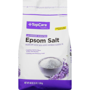 TopCare Health Lavender Scented Epsom Salt 48 oz
