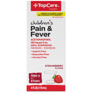 TopCare Health Children's Strawberry Flavor Pain & Fever 4 fl oz