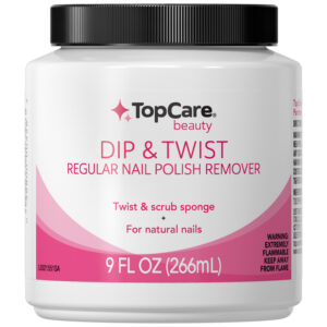 TopCare Beauty Dip & Twist Regular Nail Polish Remover 9 fl oz