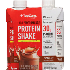 TopCare Health High Performance Chocolate Protein Shake 4 ea