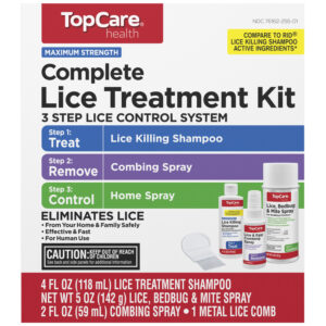 TopCare Health Maximum Strength Complete Lice Treatment Kit 1 ea