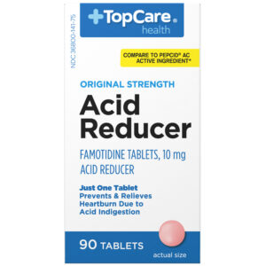 TopCare Health 10 mg Original Strength Acid Reducer 90 Tablets