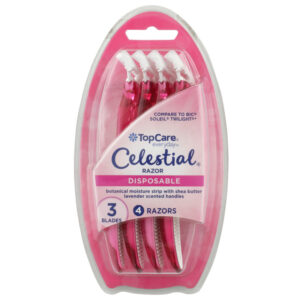 TopCare Everyday Celestial 3 Blade Women's Disposable Razor 4 ea
