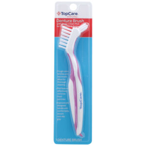 Denture Brush With Deep-Clean Pick