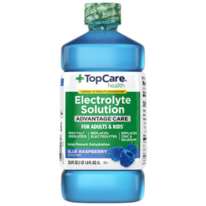 TopCare Health Advantage Care Blue Raspberry Electrolyte Solution 33.8 fl oz