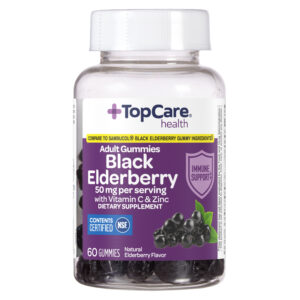 TopCare Health 50 mg Black Elderberry 60 Adult Gummies