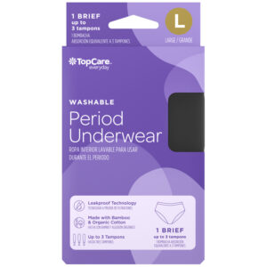 TopCare Everyday Washable Period Underwear Large 1 ea