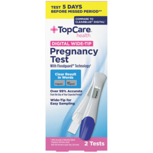 TopCare Health Digital Wide-Tip Pregnancy Test 2 ea