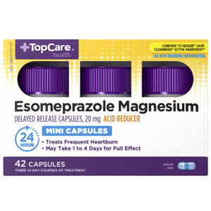 TopCare Health 20 mg Esomeprazole Magnesium 42 Capsules
