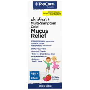 TopCare Health Children's Multi-Symptom Cold Berry Flavor Mucus Relief 6.8 fl oz