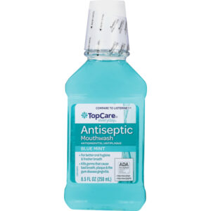 TopCare Everyday Antiseptic Blue Mint Mouthwash 8.5 oz